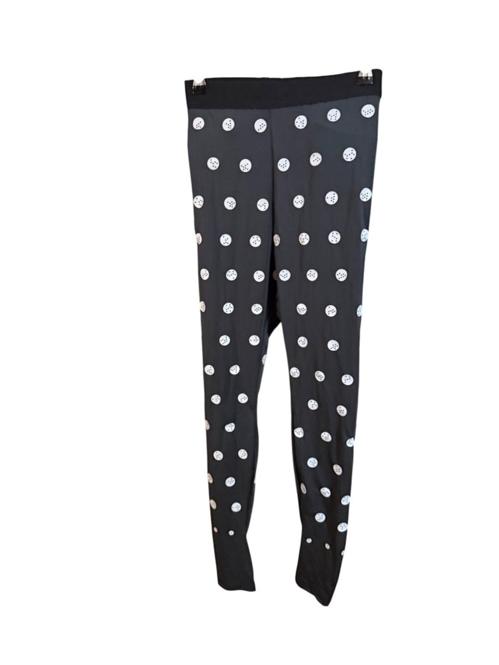 ZOZO Suit Polka Dot Black Two-Piece Set - Long Sleeve Top & Leggings - Size 2 - - Picture 2 of 4
